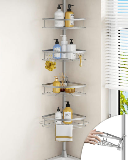 Rustproof Shower Corner Caddy, Bathroom Storage Organizer