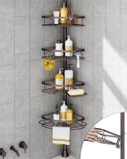 Rustproof Shower Corner Caddy, Bathroom Storage Organizer